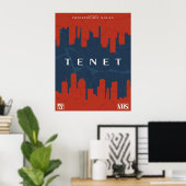 TENET Retrovhcover Poster (Heimbüro)