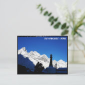 Tengboche, Kloster, Himalaya-Pfad - Nepal Postkarte (Stehend Vorderseite)