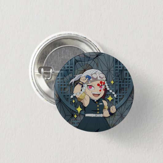Tengen Uzui Button (Vorne & Hinten)