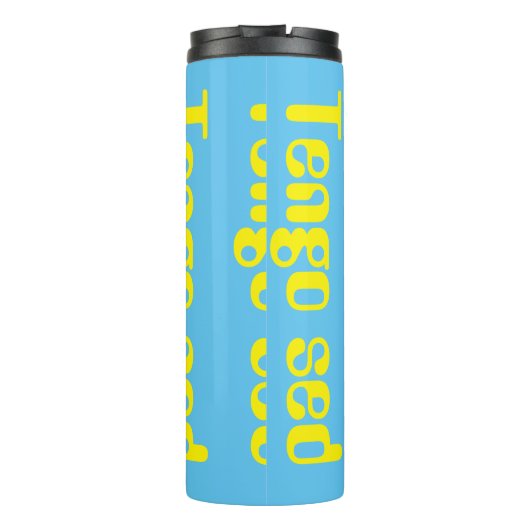 Tengo sed thermosbecher (Rückseite)