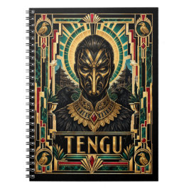 Tengu, Art Deco Mythisch Notizblock