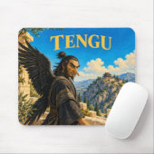 Tengu, Gothic Fantasy Monster Mousepad (Mit Mouse)