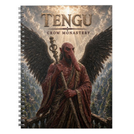 Tengu-Krähenkloster Dark Cinema Notizblock