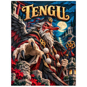Tengu, Paper Cut Monster Postkarte