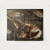 Tengu Perched in the Ruined Cathedral Wandteppich (Vorderseite (Horizontal))