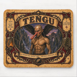 Tengu, Vintage-Zirkus-Monster Mousepad