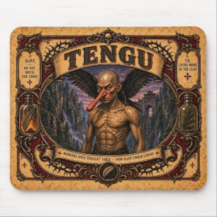 Tengu, Vintage-Zirkus-Monster Mousepad