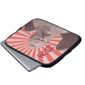 Tengu Yokai japanischer Pop Art Laptopschutzhülle (Vorne Knopf)