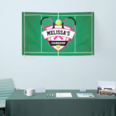 Tenis party backdrop banner (Messeveranstaltung)