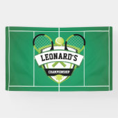Tenis party backdrop banner (Horizontal)