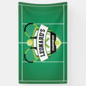 Tenis party backdrop banner (Vertikal)