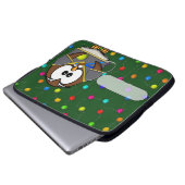 Tenismauluhu Laptopschutzhülle (Vorne Knopf)