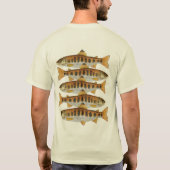 Tenkara Flies & Amago Trout T-Shirt (Rückseite)