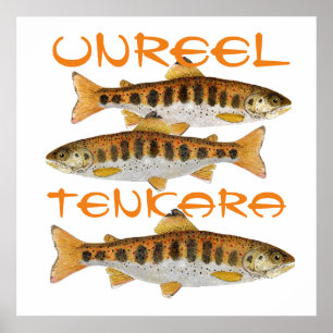 Tenkara Kunst-Plakat Poster