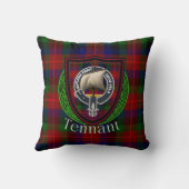 Tennant Scottish Clan Tartan & Crest Kissen (Rückseite)