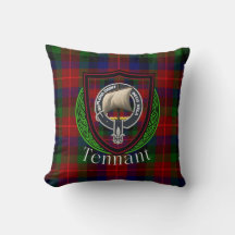 Tennant Scottish Clan Tartan & Wappen