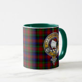 Tennant Tartan & Abzeichen Tasse (VorderseiteRechts)