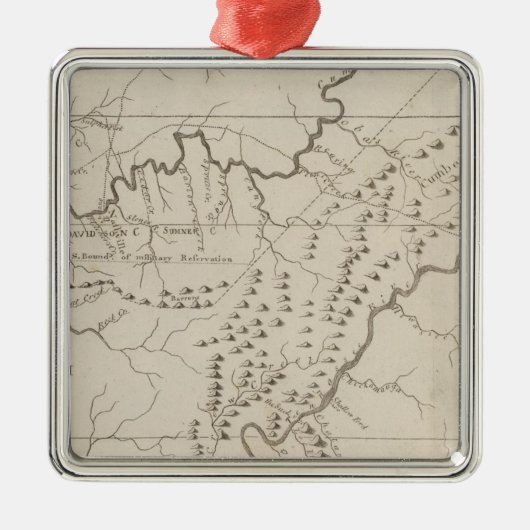 Tennassee Ornament Aus Metall (Vorne)