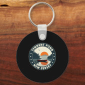 Tennent Nd New Jersey Sunset T Shirt Schlüsselanhänger (Vorderseite)