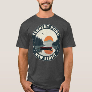 Tennent Pond New Jersey Sunset T-Shirt