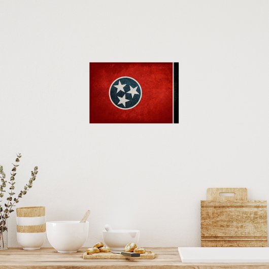 Tennessean-Flagge; Poster (Küche)