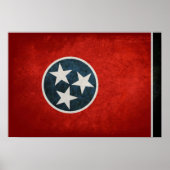 Tennessean-Flagge; Poster (Vorne)