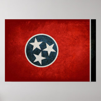 Tennessean-Flagge; Poster