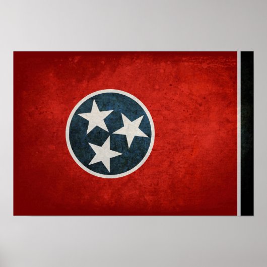 Tennessean-Flagge; Poster (Vorne)
