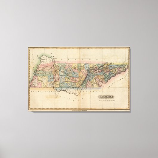 Tennessee 4 leinwanddruck (Vorderseite)