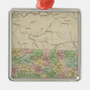 Tennessee 4 ornament aus metall