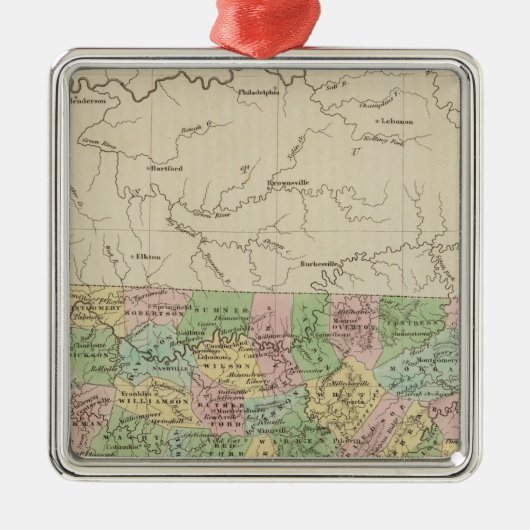 Tennessee 4 ornament aus metall (Vorne)