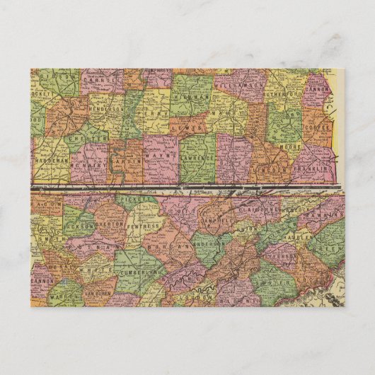 Tennessee 5 postkarte (Vorderseite)
