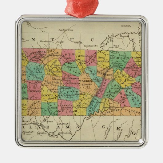 Tennessee 7 ornament aus metall (Vorne)