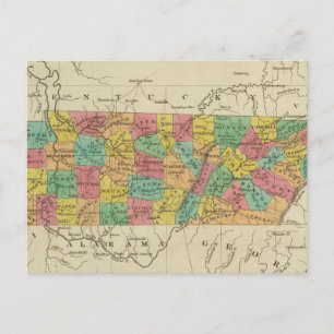 Tennessee 7 postkarte