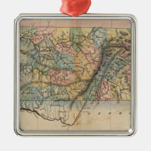 Tennessee 7 silbernes ornament