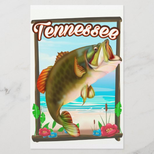 Tennessee Angelposter. Briefpapier (Vorderseite)