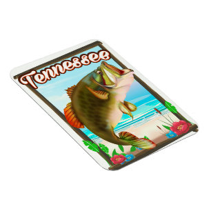 Tennessee-Angelposter. Magnet