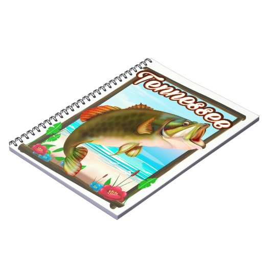 Tennessee Angelposter. Notizblock (Linke Seite)