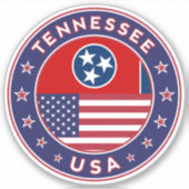 Tennessee Aufkleber (Vorderseite)
