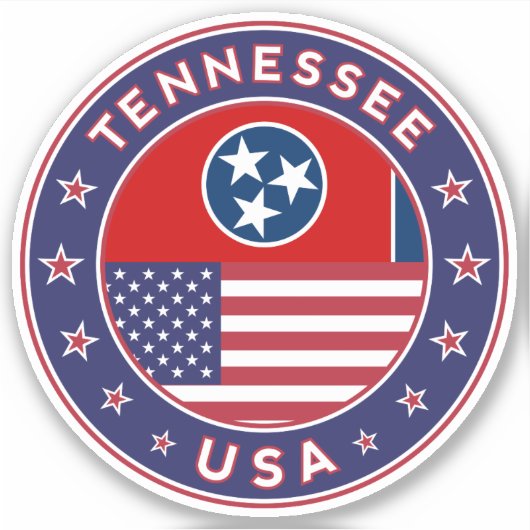 Tennessee Aufkleber (Vorderseite)
