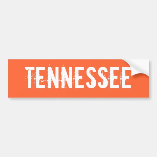 Tennessee-Autoaufkleber Autoaufkleber (Vorne)