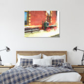 Tennessee Bahnhof Vintager Gepäcktransport Leinwanddruck (Insitu (Schlafzimmer))