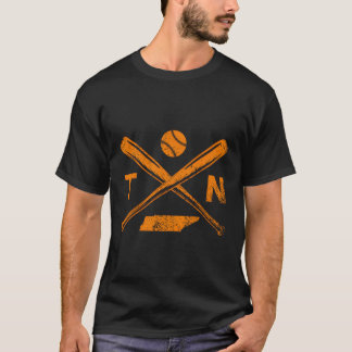 Tennessee Baseball Bats Baseball Spieler T-Shirt