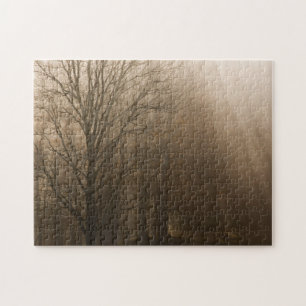 Tennessee-Bäume im Nebel   Great Smoky Mountain Puzzle