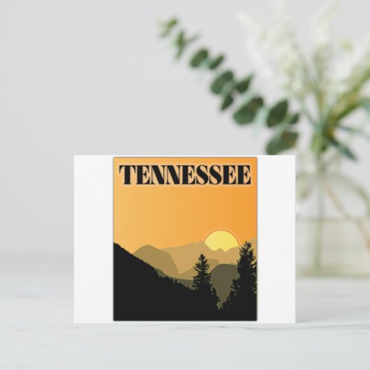 Tennessee-Berge Postkarte (Stehend Vorderseite)