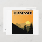 Tennessee-Berge Postkarte (Vorne/Hinten)