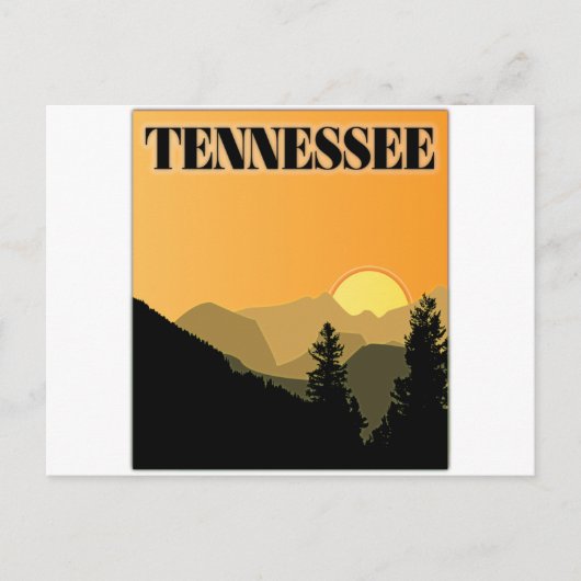 Tennessee-Berge Postkarte (Vorderseite)