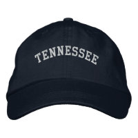 Tennessee bestickte verstellbare Cap Navy Blue
