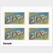 Tennessee, Blatt 4 Chattanooga-Aufkleber Rechteckiger Aufkleber (Blatt)