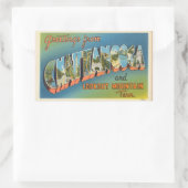 Tennessee, Blatt 4 Chattanooga-Aufkleber Rechteckiger Aufkleber (Tasche)